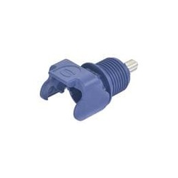 1 pcs : 09930011108 - Heavy Duty Power Connectors Han S 120 Screw Mount Housing blue M18 w/ male contact M6