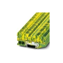 1 pcs : 3042162 - DIN Rail Terminal Blocks ST 2.5 QUATTRO/4P PE