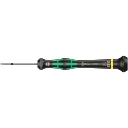 1 pcs - Wera Slotted Precision Screwdriver, 1 x 0.18 mm Tip, 40 mm Blade, 137 mm Overall