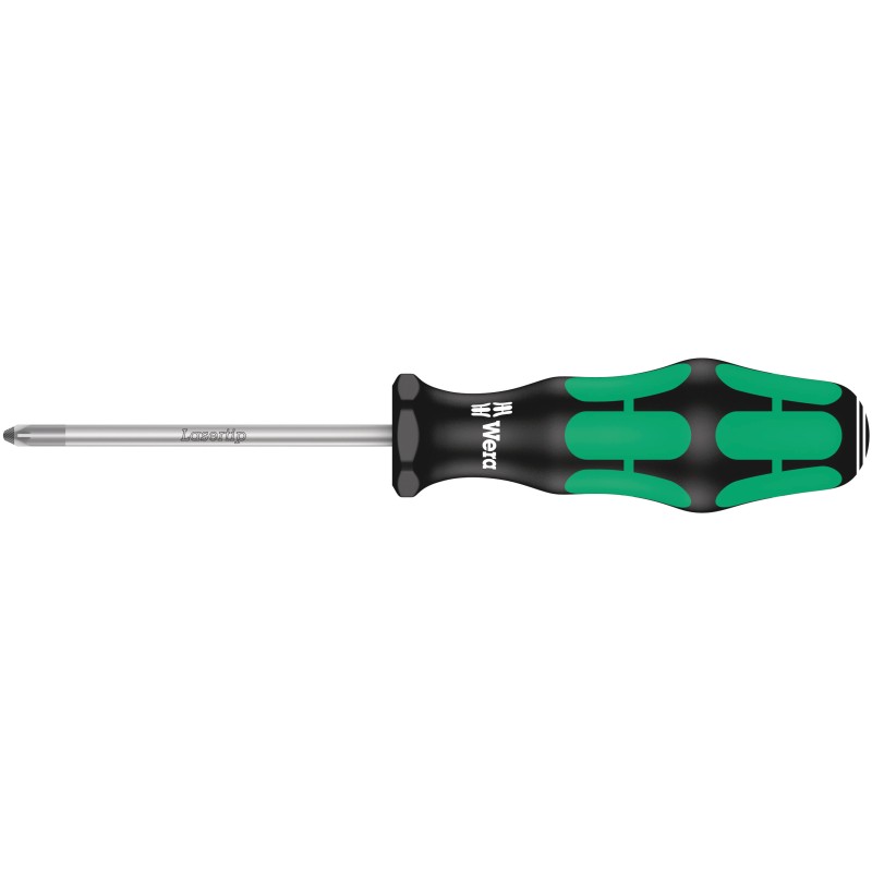1 pcs - Wera Pozidriv Screwdriver, PZ1 Tip, 80 mm Blade