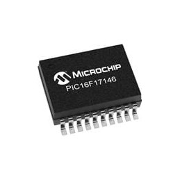 10 pcs : PIC16F17146T-I/SS - 8-bit Microcontrollers - MCU 28KB Flash, 512B RAM, 128B EEPROM, 12b Diff. ADCC, 1xOP-AMP, 2x16-bit 