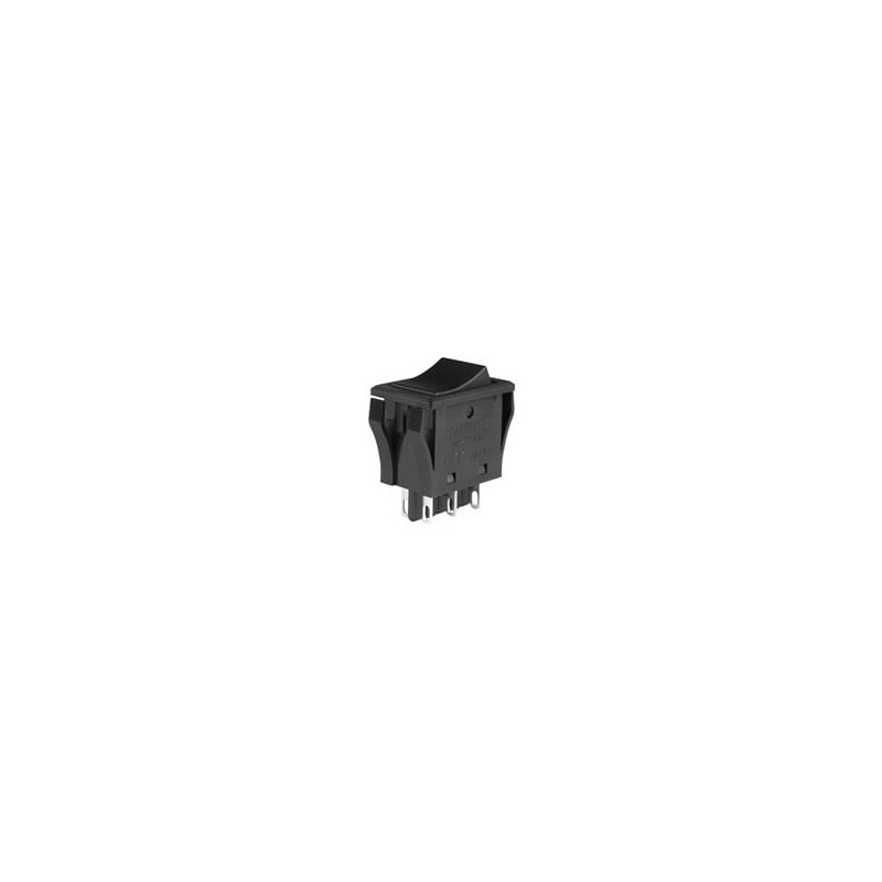 1 pcs : JWM22RAA - Rocker Switches 10A DPDT ON ON BLK