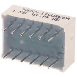 1 pcs - TA07-11SURKWA Kingbright Dot Matrix LED Display, CA 7 x 5 Dot Matrix Red 90 mcd 17.2mm