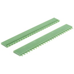 10 pcs - TE Connectivity, AMPMODU Female Connector Housing, 2.54mm Pitch, 50 Way, 1 Row