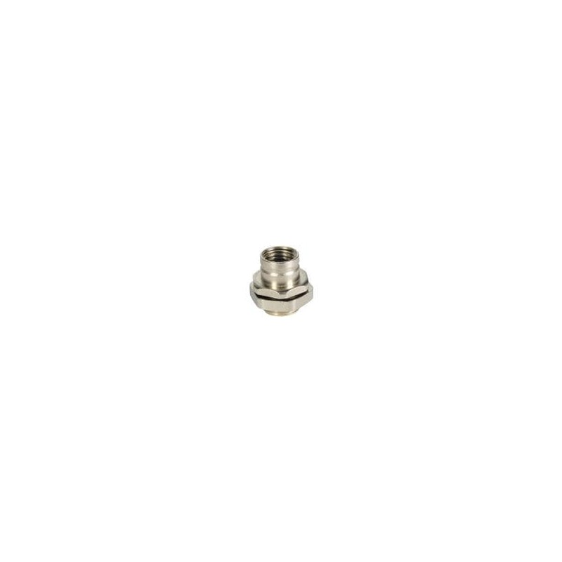 1 pcs : 21023012001 - Circular Metric Connectors M8 Housing Female front mounting M10x1 w/ locknut
