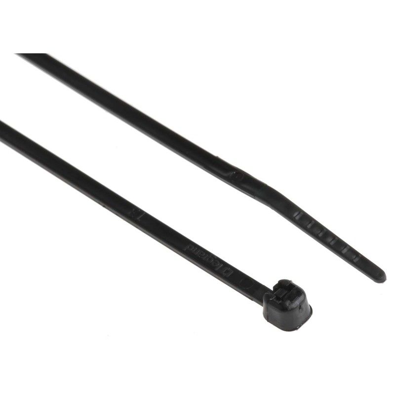 100 pcs - Legrand Cable Tie, 140mm x 2.4 mm, Black Nylon, Pk-100