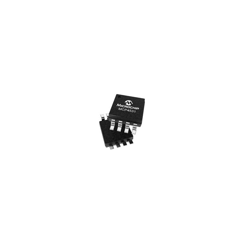 10 pcs : MCP4531-103E/MS - Digital Potentiometer ICs Sngl 7B V I2C POT