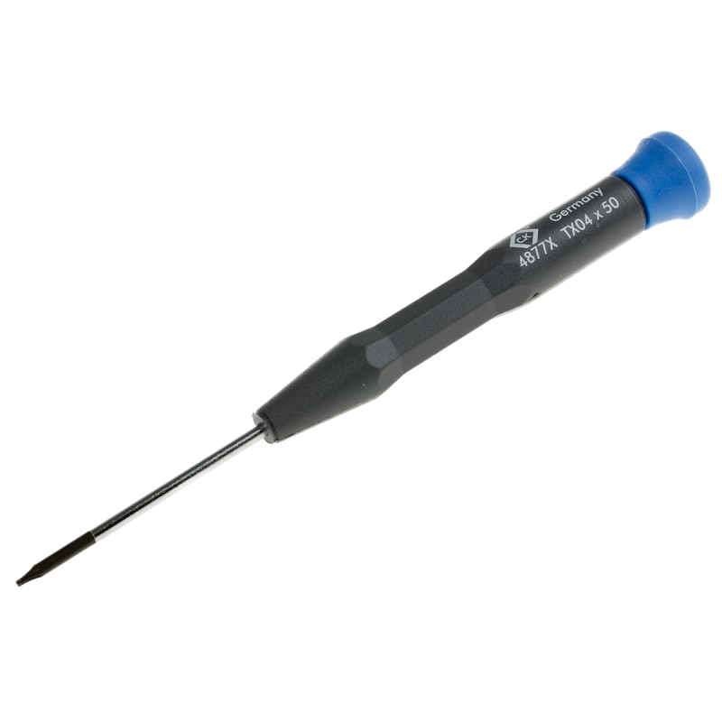 1 pcs - CK Torx Precision Screwdriver, T4 Tip, 50 mm Blade