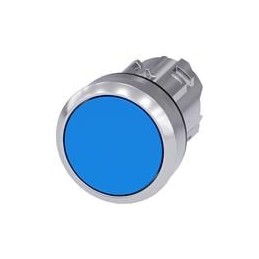 1 pcs : 3SU10500AB500AA0 - Switch Actuators PUSHBUTTON, MOM, BLU, FLUSH