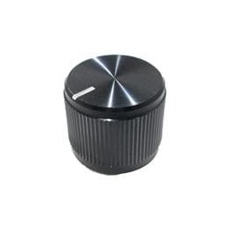 1 pcs : 450-7005 - Knobs & Dials BLACK ALUM .75'DIA.
