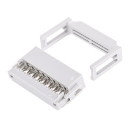 4 pcs - Amphenol Communications Solutions Quickie 16 Way Right Angle Cable Mount IDC Connector Socket, 2.54mm Pitch