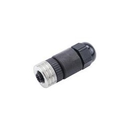 1 pcs : 1200710036 - Circular Metric Connectors 4P F-ATTCH STR PG9 SCREW