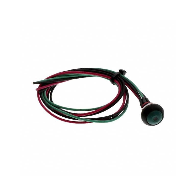 1 pcs - TE Connectivity PB6 Series Illuminated Push Button Switch, (On)-Off, Panel Mount, SPST - NO, White LED, 50 V dc, 125V