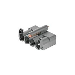 1 pcs : 09930030300 - Heavy Duty Power Connectors Han Board PCB Power 3+GND, angled solder pins