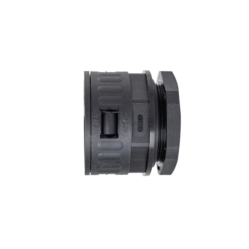 2 pcs - RS PRO Fixed Straight, Conduit Fitting, 48mm Nominal Size, M50 x 1.5, Polyamide, Black