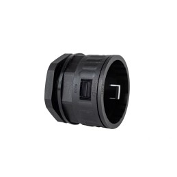 2 pcs - RS PRO Fixed Straight, Conduit Fitting, 48mm Nominal Size, M50 x 1.5, Polyamide, Black