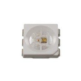 10 pcs : SMD-LX5050RGB-TR - Standard LEDs - SMD RGB Built In IC Water Clear Lens