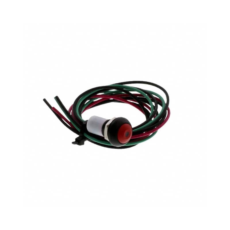 1 pcs - TE Connectivity PB6 Series Illuminated Push Button Switch, (On)-Off, Panel Mount, SPST - NO, Blue LED, 50 V dc, 125V