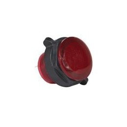1 pcs : CNX722C200120W - LED Panel Mount Indicators PMI 22mm LED 120V Wire Red MS