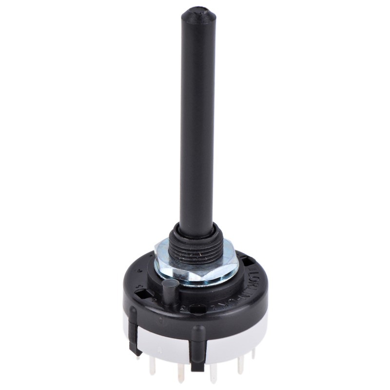 5 pcs - Lorlin, 4 Position 3PST Rotary Switch, 150 mA, Solder