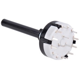 5 pcs - Lorlin, 4 Position 3PST Rotary Switch, 150 mA, Solder