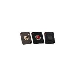 1 pcs : EHPBSMRB - Pushbutton Switches EH MOM PSHBTN SWTCH BLACK FLANGE