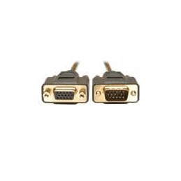 1 pcs : P510-010 - Audio Cables / Video Cables / RCA Cables 10FT VGA,MON EXT CBL,HD15M/F