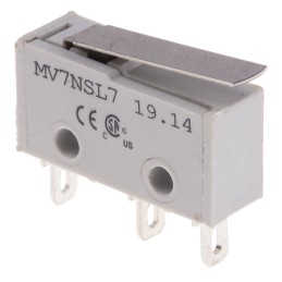 5 pcs - RS PRO Lever Subminiature Micro Switch, Solder Terminal, 2 A @ 250 V ac, SPST, IP40
