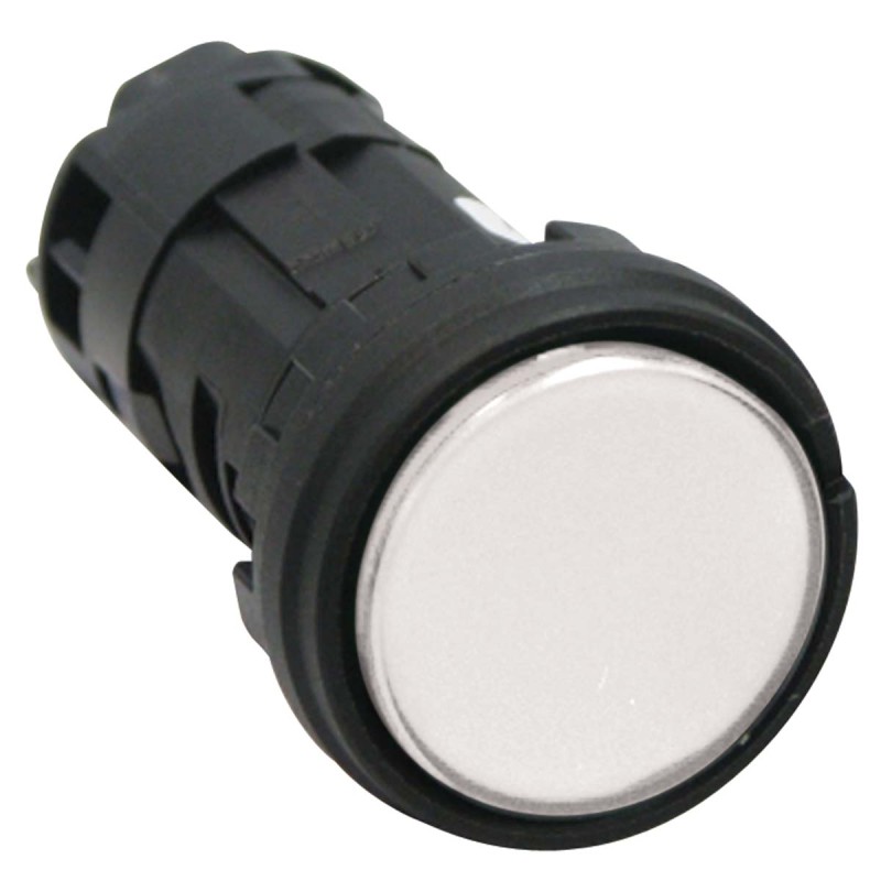 1 pcs - Idec White Panel Mount Indicator, 24.1 x 22.3mm Mounting Hole Size