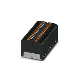 1 pcs : 3273980 - DIN Rail Terminal Blocks PTFIX 18X4-G BK