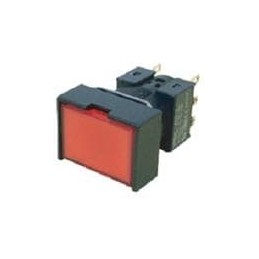1 pcs : A165L-JG - Switch Fixings Rectangle Green No-Light IP65