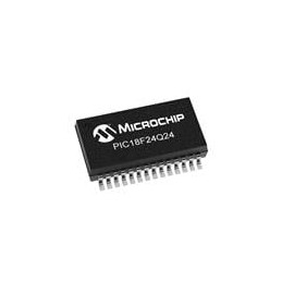 10 pcs : PIC18F24Q24T-I/SS - 8-bit Microcontrollers - MCU 16KB Flash, 1KB RAM, 512bytes EEPROM, MVIO, 10b ADC2, 8b DAC, ACP, Com