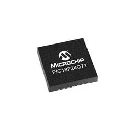 10 pcs : PIC18F24Q71T-I/STX - 8-bit Microcontrollers - MCU 16KB Flash, 1KB RAM, 2x OPA, 12-bit differential ADCC with computatio