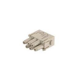 1 pcs : 09140063141 - Heavy Duty Power Connectors MOD FOR FEMALE CON HAN E 6 CRIMP CON