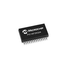 10 pcs : PIC18F25Q24T-I/SS - 8-bit Microcontrollers - MCU 32KB Flash, 2KB RAM, 512bytes EEPROM, MVIO, 10b ADC2, 8b DAC, ACP, Com