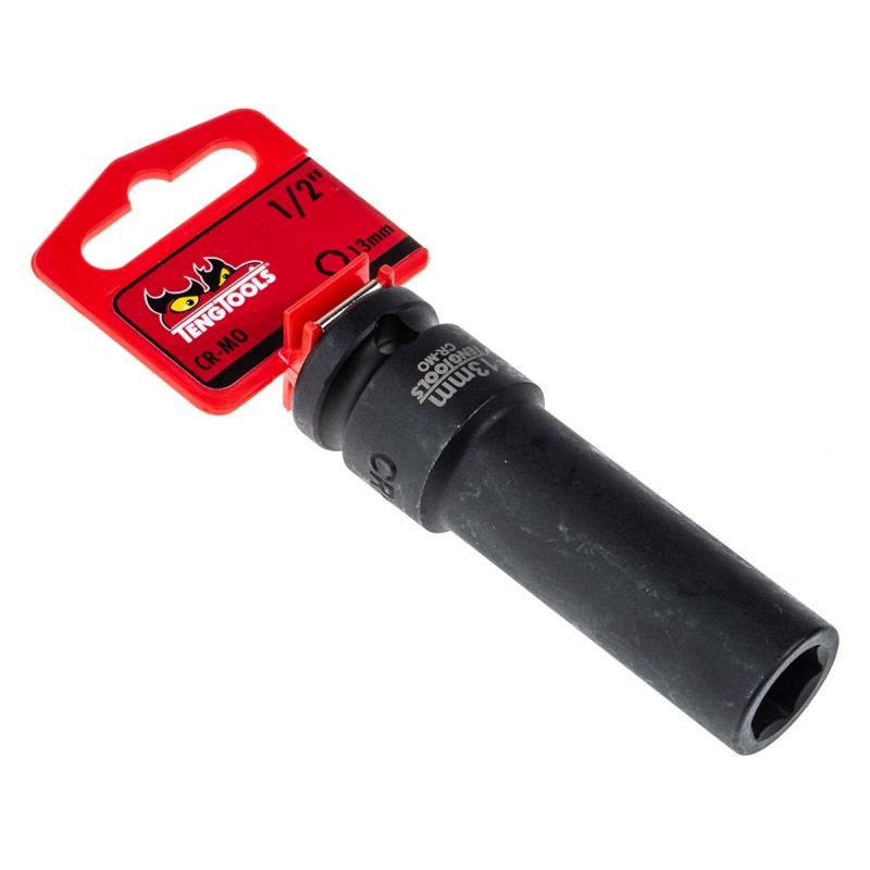 1 pcs - Teng Tools 13mm, 1/2 in Drive Impact Socket Hexagon, 21 mm length