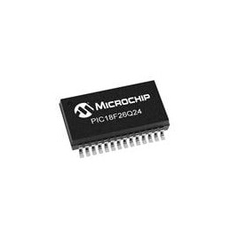 10 pcs : PIC18F26Q24T-I/SS - 8-bit Microcontrollers - MCU 64KB Flash, 4KB RAM, 512bytes EEPROM, MVIO, 10b ADC2, 8b DAC, ACP, Com