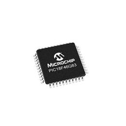 10 pcs : PIC18F46Q83T-I/PT - 8-bit Microcontrollers - MCU CAN, 64KB Flash, 8KB RAM, 12b ADC3, UTMR, DAC, Comp, PWM, CCP, CWG, HL
