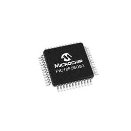 10 pcs : PIC18F56Q84T-I/PT - 8-bit Microcontrollers - MCU CAN-FD, 64KB Flash, 8KB RAM, 12b ADC3, UTMR, DAC, Comp, PWM, CCP,CWG, 
