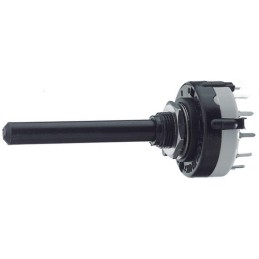 5 pcs - Lorlin, 12 Position SPST Rotary Switch, 150 mA, Solder