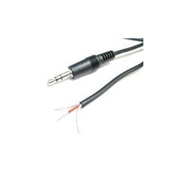 1 pcs : 172-7436-E - Audio Cables / Video Cables / RCA Cables 3.5 STEREO PLUG 120' BLACK/SHIELDED CBL