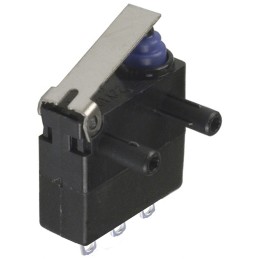 5 pcs - Omron Lever Micro Switch, Solder Terminal, 2 A @ 12 V dc, SPDT, IP67