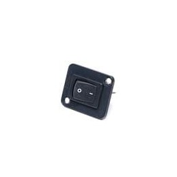 1 pcs : EHRRSLB - Rocker Switches CURVED ROCKER SWITCH I/O DPDT, BLACK