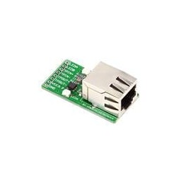 1 pcs : MIKROE-224 - Ethernet Development Tools ETHERNET CONNECTOR ADAPTER BOARD