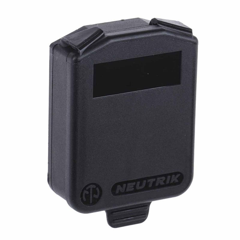 1 pcs - Neutrik, opticalCON MTP Hinged Cover for use with D-Size Chassis Connectors