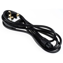 1 pcs - RS PRO IEC C5 Socket to Type G UK Plug Power Cord, 2m