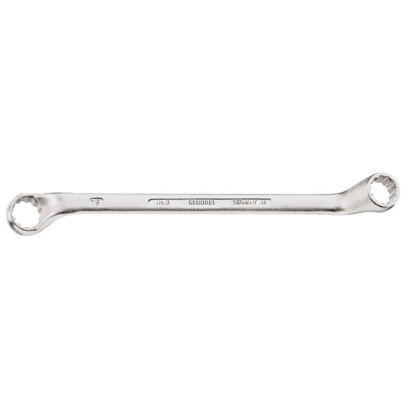 1 pcs - Gedore Offset Ring Spanner, 13mm, Metric, Double Ended, 245 mm Overall