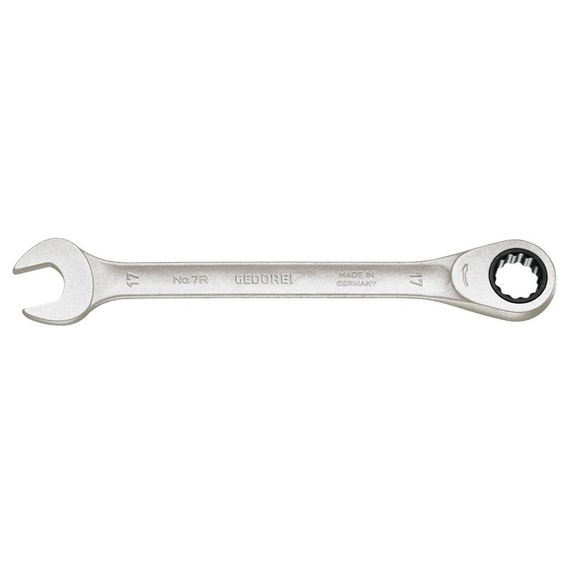 1 pcs - Gedore Series 7R Series Combination Ratchet Spanner, 36mm, Metric, Double Ended, 480 mm Overall