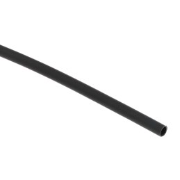 1 Bag of 20 - RS PRO Heat Shrink Tubing, Black 2.4mm Sleeve Dia. x 300mm Length 2:1 Ratio