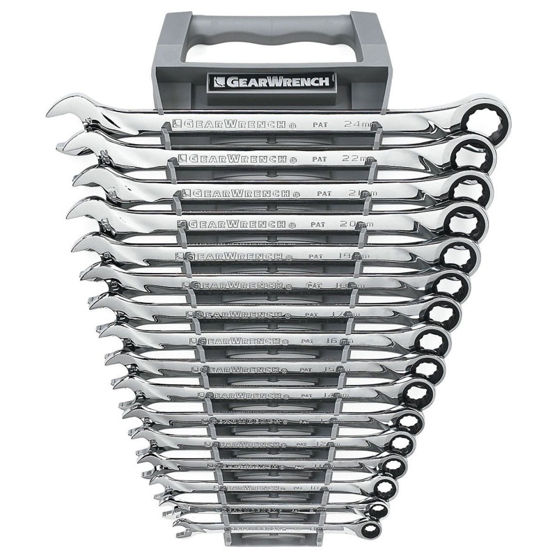 1 pcs - GearWrench 16-Piece Spanner Set, 8 - 24 mm